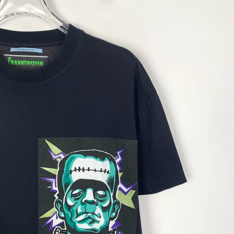 Prada Prada Frankenstein Graphic Cotton T-shirt-dmc Size US M / EU 48-50 / 2 - 3 Thumbnail