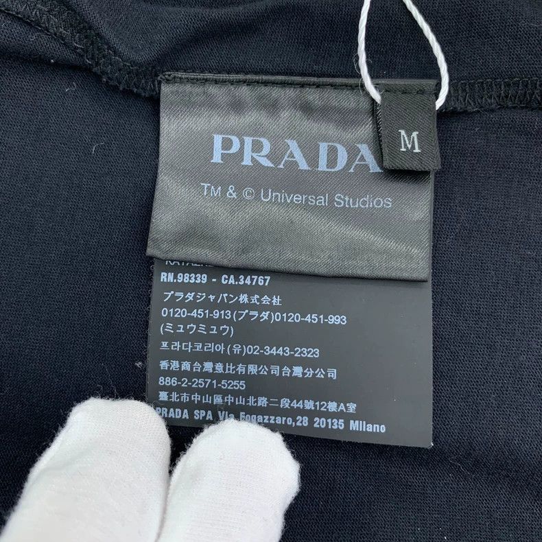 Prada Prada Frankenstein Graphic Cotton T-shirt-dmc Size US M / EU 48-50 / 2 - 6 Thumbnail