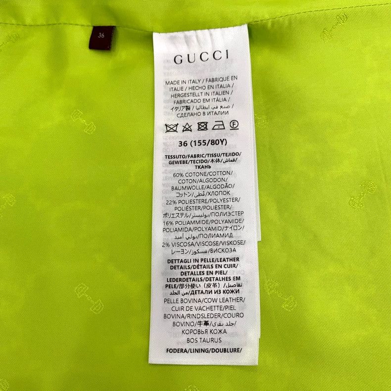 Gucci Gucci Fluorescent Yellow Logo Jacket-dmc Size US XS / EU 42 / 0 - 6 Thumbnail
