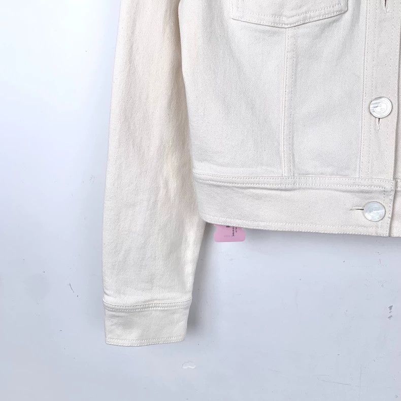 Gucci White Cotton Long Sleeve Denim Jacket-dmc Size US S / EU 44-46 / 1 - 4 Thumbnail