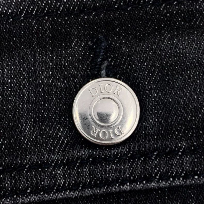 Dior Black Dior Denim Jacket with Zip Closure-dmc Size US XS / EU 42 / 0 - 5 Thumbnail
