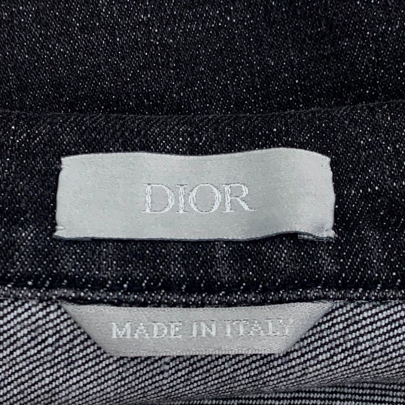 Dior Black Dior Denim Jacket with Zip Closure-dmc Size US XS / EU 42 / 0 - 6 Thumbnail