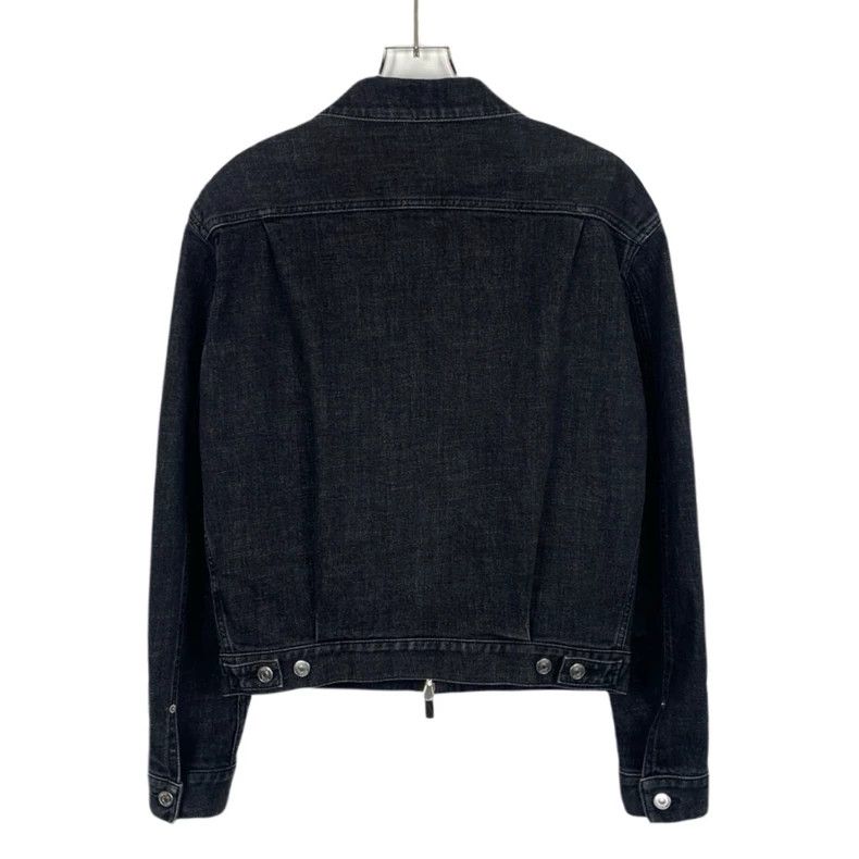 Dior Black Dior Denim Jacket with Zip Closure-dmc Size US XS / EU 42 / 0 - 2 Thumbnail