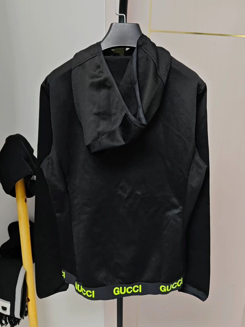Gucci Gucci FW22 Logo Print Zip Jacket-dmc Size US XL / EU 56 / 4 - 2 Thumbnail