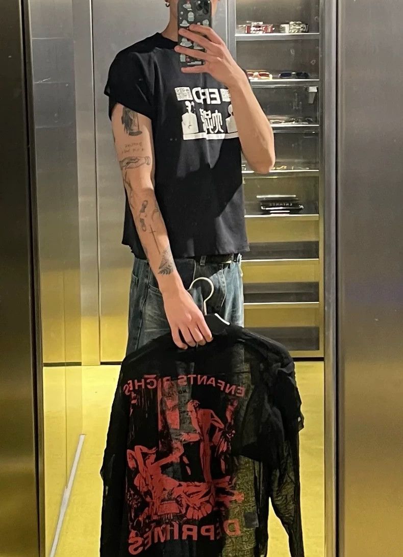 Enfants Riches Deprimes Enfants Riches Deprimes Black Short Sleeve Tee-dmc Size US XXL / EU 58 / 5 - 2 Thumbnail
