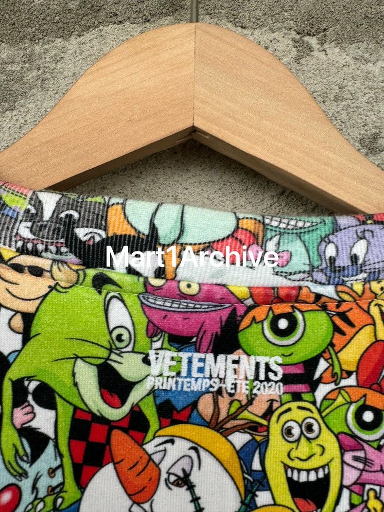 Vetements Vetements Cartoon Printed Short Sleeve Shirt-dmc Size US M / EU 48-50 / 2 - 5 Thumbnail