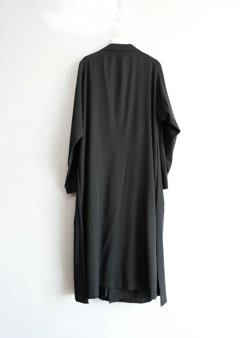Yohji Yamamoto Black Wool Coat by Yohji Yamamoto-dmc Size US M / EU 48-50 / 2 - 2 Thumbnail