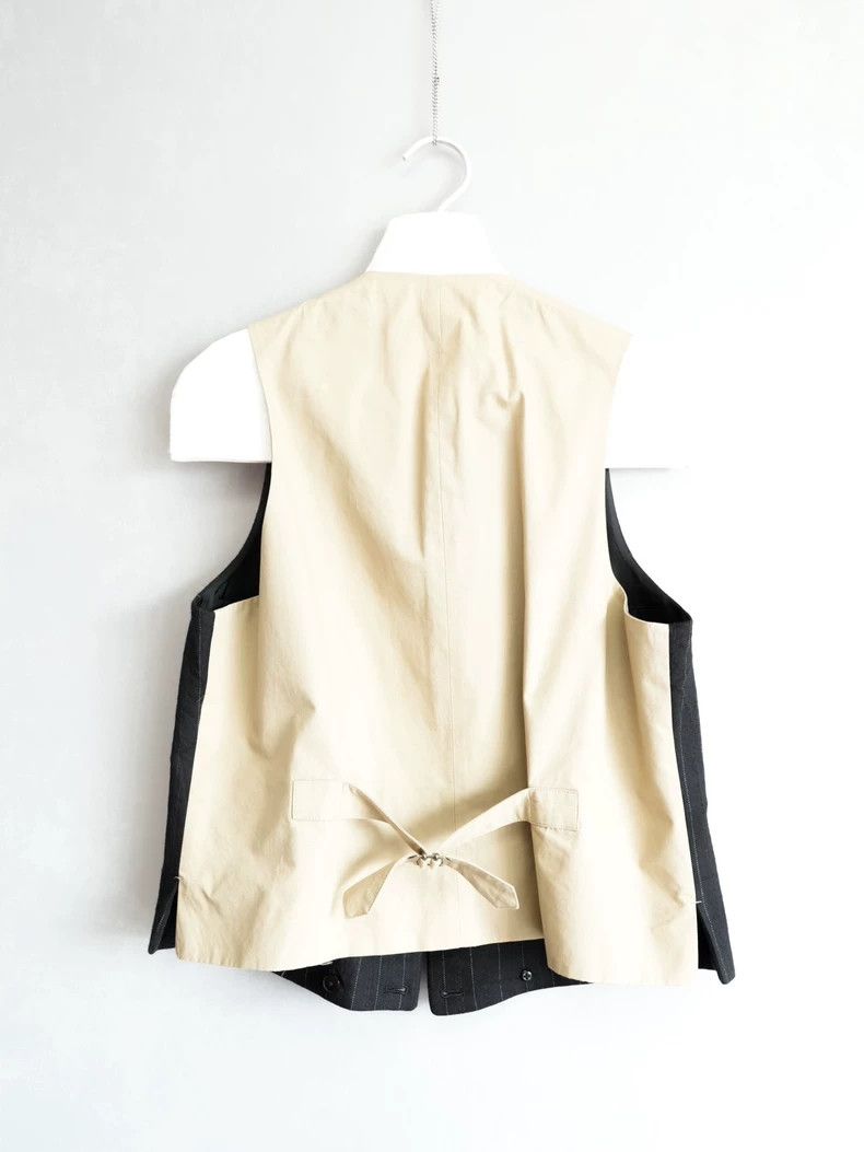 Yohji Yamamoto Yohji Yamamoto Black Red Striped Vest-dmc Size US M / EU 48-50 / 2 - 5 Thumbnail