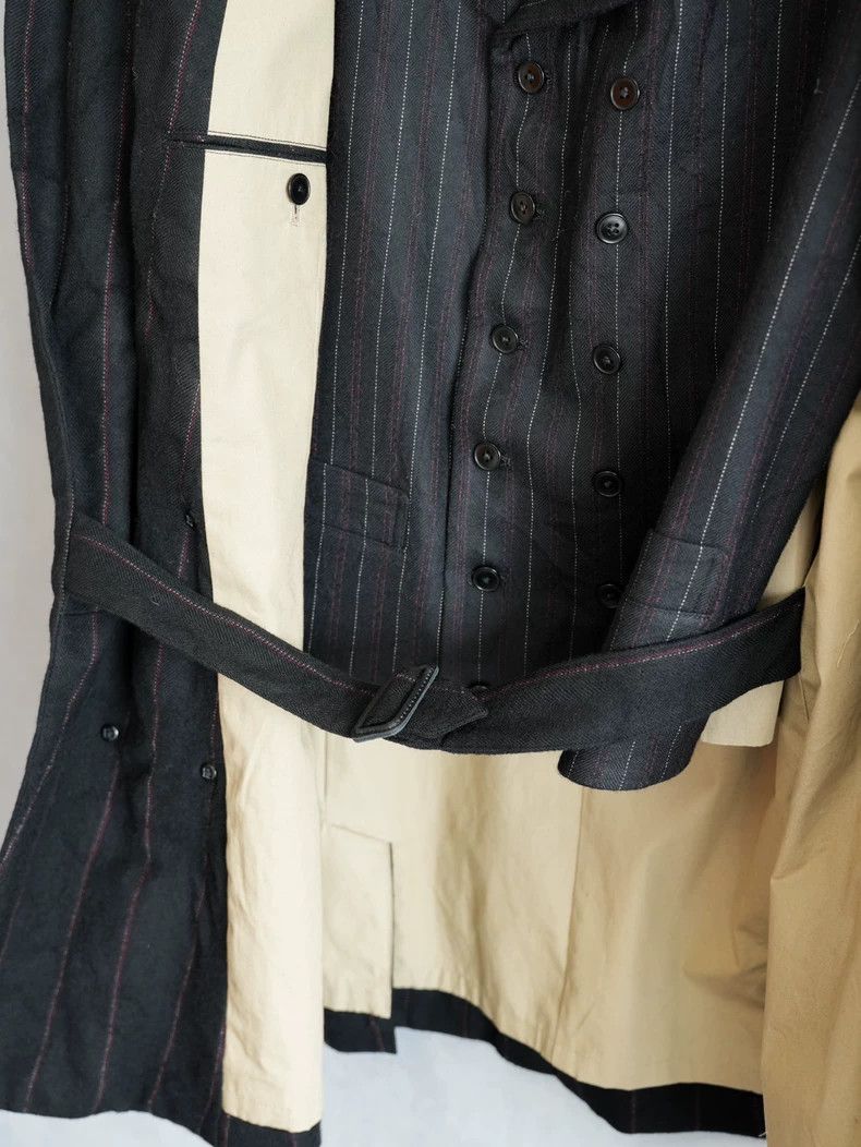 Yohji Yamamoto Yohji Yamamoto Striped Double-Breasted Jacket-dmc Size US M / EU 48-50 / 2 - 6 Thumbnail