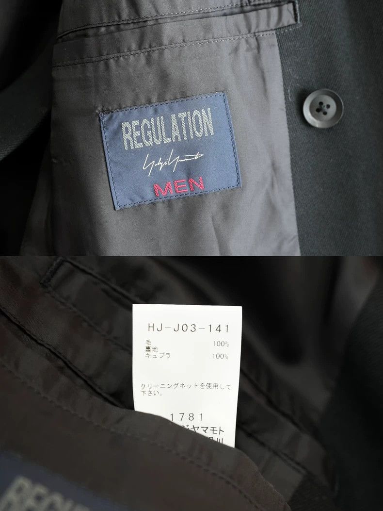 Yohji Yamamoto Stylish Black Wool Doctor Jacket by Yohji Yamamoto-dmc Size US M / EU 48-50 / 2 - 9 Thumbnail