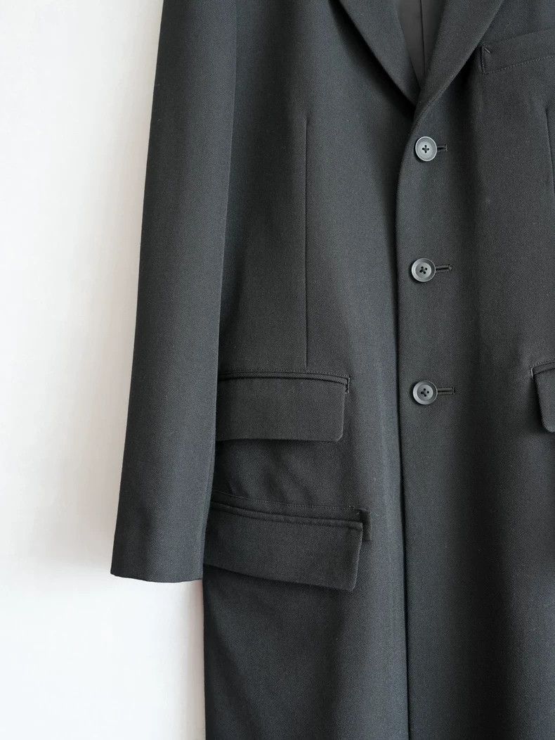 Yohji Yamamoto Stylish Black Wool Doctor Jacket by Yohji Yamamoto-dmc Size US M / EU 48-50 / 2 - 7 Thumbnail