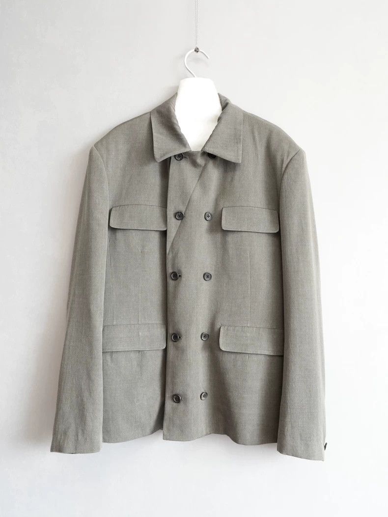 Yohji Yamamoto Yohji Yamamoto Double-Breasted Jacket-dmc Size US M / EU 48-50 / 2 - 2 Thumbnail