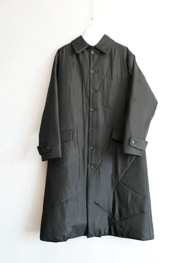 Yohji Yamamoto Yohji Yamamoto Silk Down Coat with Fur Collar-dmc Size US M / EU 48-50 / 2 - 4 Thumbnail