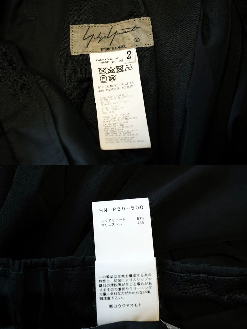 Yohji Yamamoto Yohji Yamamoto Black Pleated Culottes-dmc Size US 26 / EU 42 - 9 Thumbnail