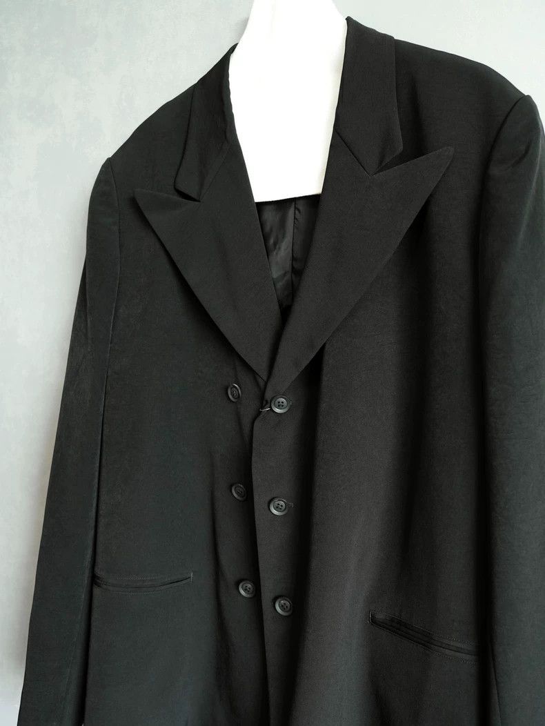Yohji Yamamoto Double Breasted Acetate Coat by Yohji Yamamoto-dmc Size US M / EU 48-50 / 2 - 6 Thumbnail