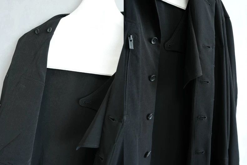 Yohji Yamamoto Yohji Yamamoto Three Acetate Jacket-dmc Size US M / EU 48-50 / 2 - 6 Thumbnail