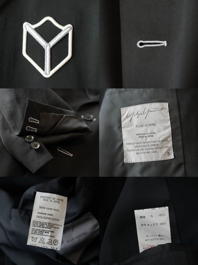 Yohji Yamamoto Yohji Yamamoto Embroidered Coat-dmc Size US M / EU 48-50 / 2 - 6 Thumbnail