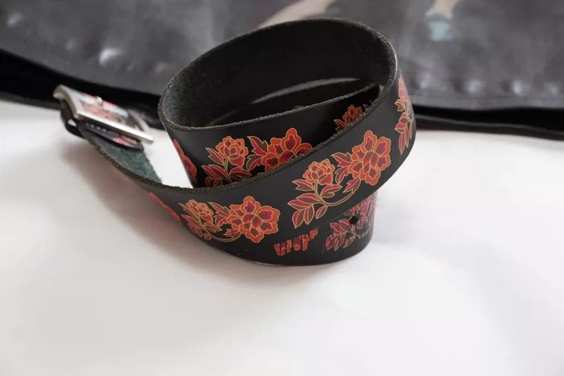 Yohji Yamamoto Yohji Yamamoto Floral Pattern Belt-dmc Size ONE SIZE - 2 Thumbnail