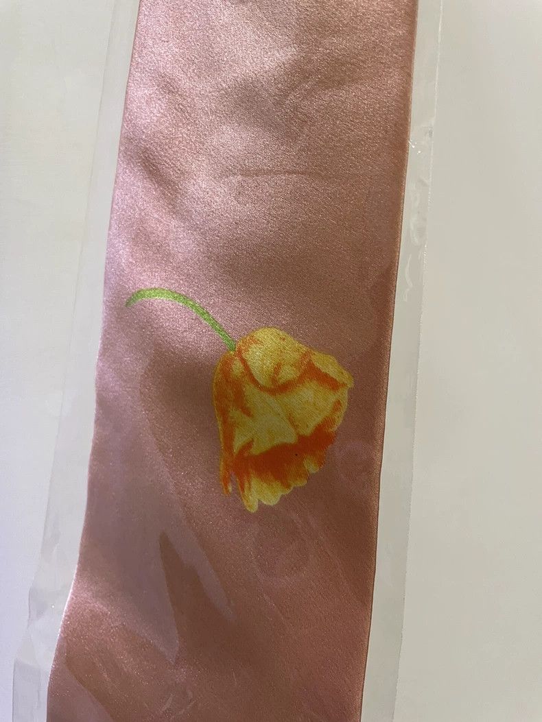 Yohji Yamamoto Yohji Yamamoto Floral Silk Tie-dmc Size ONE SIZE - 3 Thumbnail