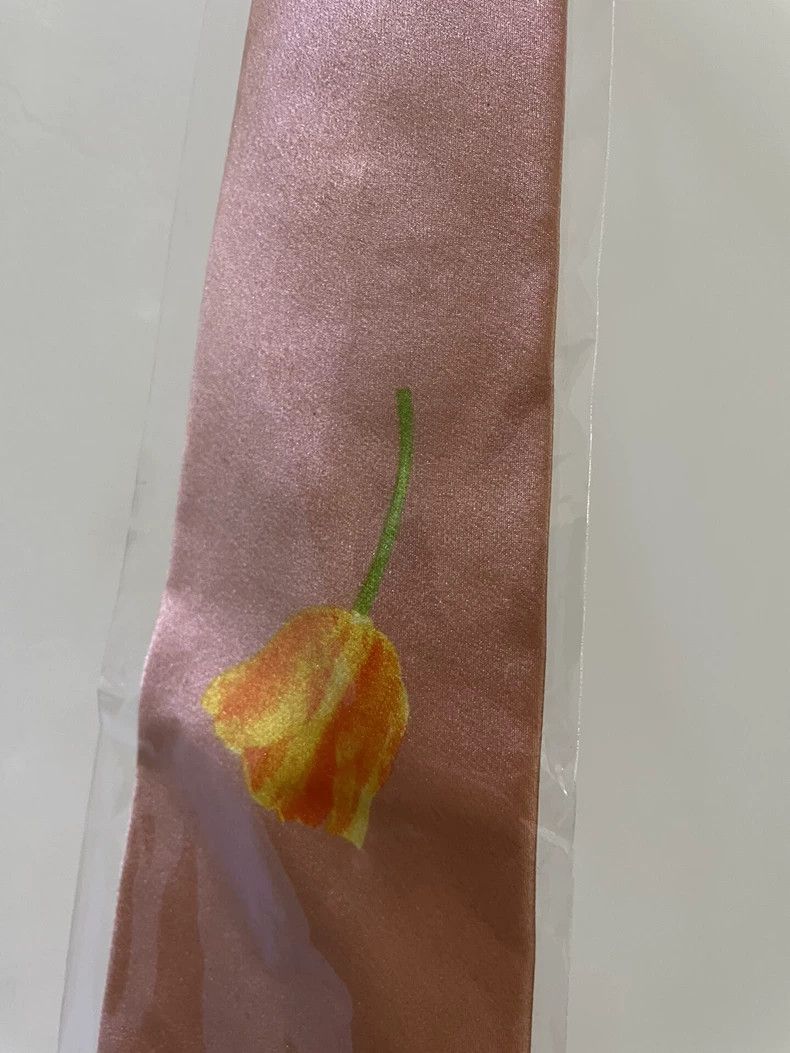 Yohji Yamamoto Yohji Yamamoto Floral Silk Tie-dmc Size ONE SIZE - 4 Thumbnail