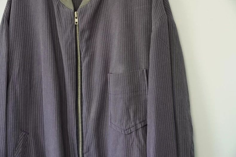 Yohji Yamamoto Yohji Yamamoto Striped Zip Jacket-dmc Size US M / EU 48-50 / 2 - 3 Thumbnail