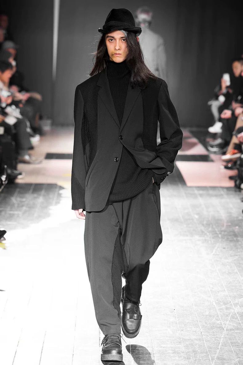 Yohji Yamamoto Yohji Yamamoto Knitted Patchwork Jacket-dmc Size US M / EU 48-50 / 2 - 2 Thumbnail