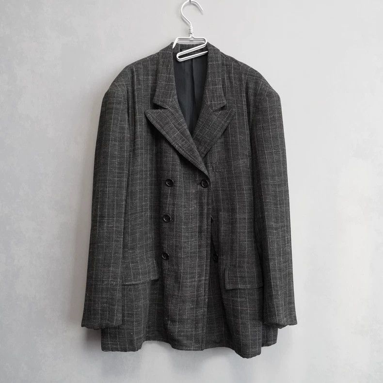 Yohji Yamamoto Yohji Yamamoto Double-Breasted Jacket-dmc Size US S / EU 44-46 / 1 - 3 Thumbnail