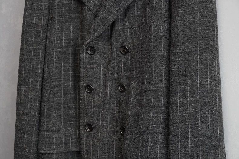 Yohji Yamamoto Yohji Yamamoto Double-Breasted Jacket-dmc Size US S / EU 44-46 / 1 - 5 Thumbnail