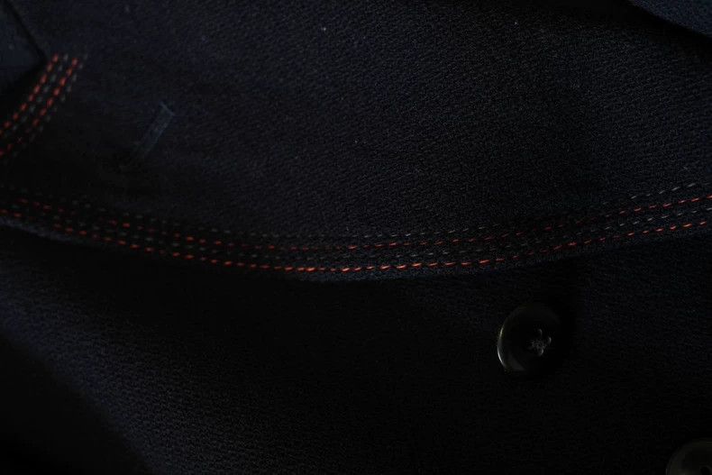Yohji Yamamoto Yohji Yamamoto Red Black Double Breasted Jacket-dmc Size US S / EU 44-46 / 1 - 6 Thumbnail