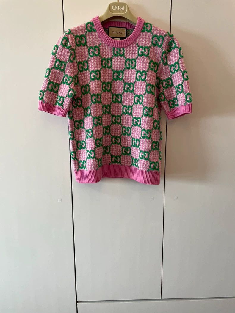 Gucci Gucci Knit Short Sleeve T-Shirt-dmc Size US XL / EU 56 / 4 - 2 Thumbnail