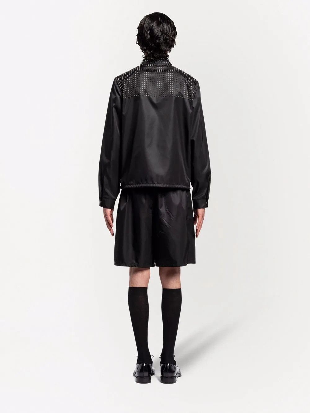 Prada $4.3K VALUE Re-Nylon studded blouson jacket Size US S / EU 44-46 / 1 - 4 Thumbnail