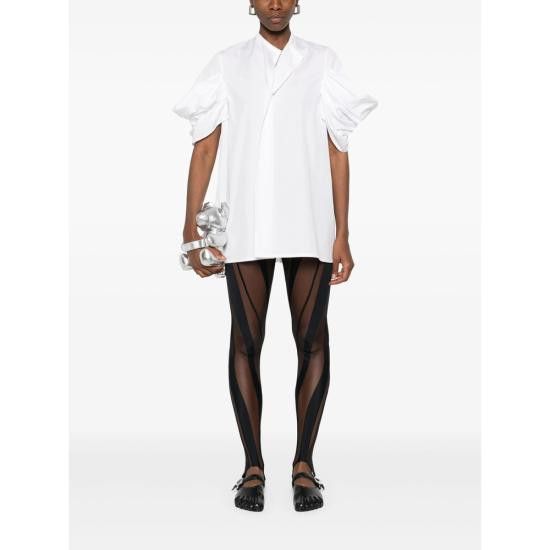 Junya Watanabe JUNYA WATANABE Women Blouses JO B004 WHITE Size S / US 4 / IT 40 - 4 Thumbnail