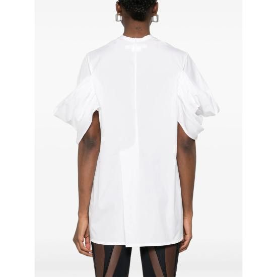 Junya Watanabe JUNYA WATANABE Women Blouses JO B004 WHITE Size S / US 4 / IT 40 - 2 Thumbnail