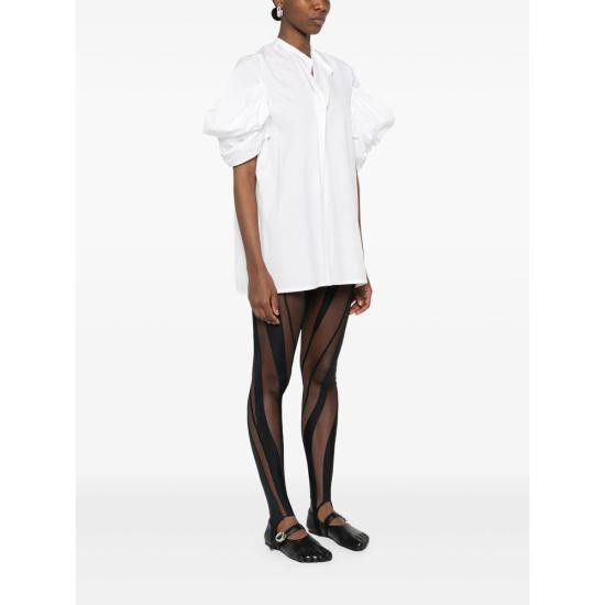 Junya Watanabe JUNYA WATANABE Women Blouses JO B004 WHITE Size S / US 4 / IT 40 - 5 Thumbnail