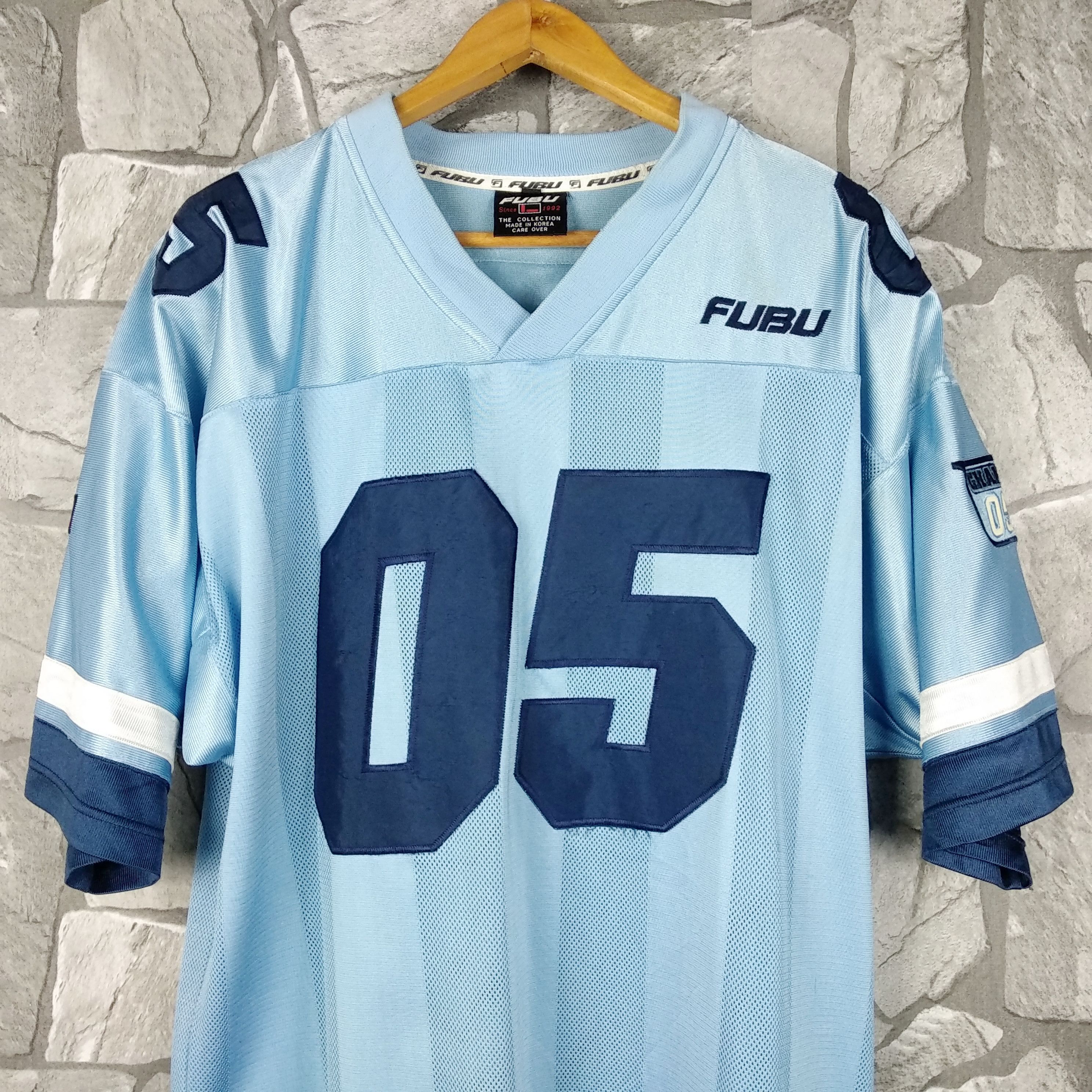 Fubu Vintage FUBU Sports Jersey Hip Hop Rap Sewn Swag Patch