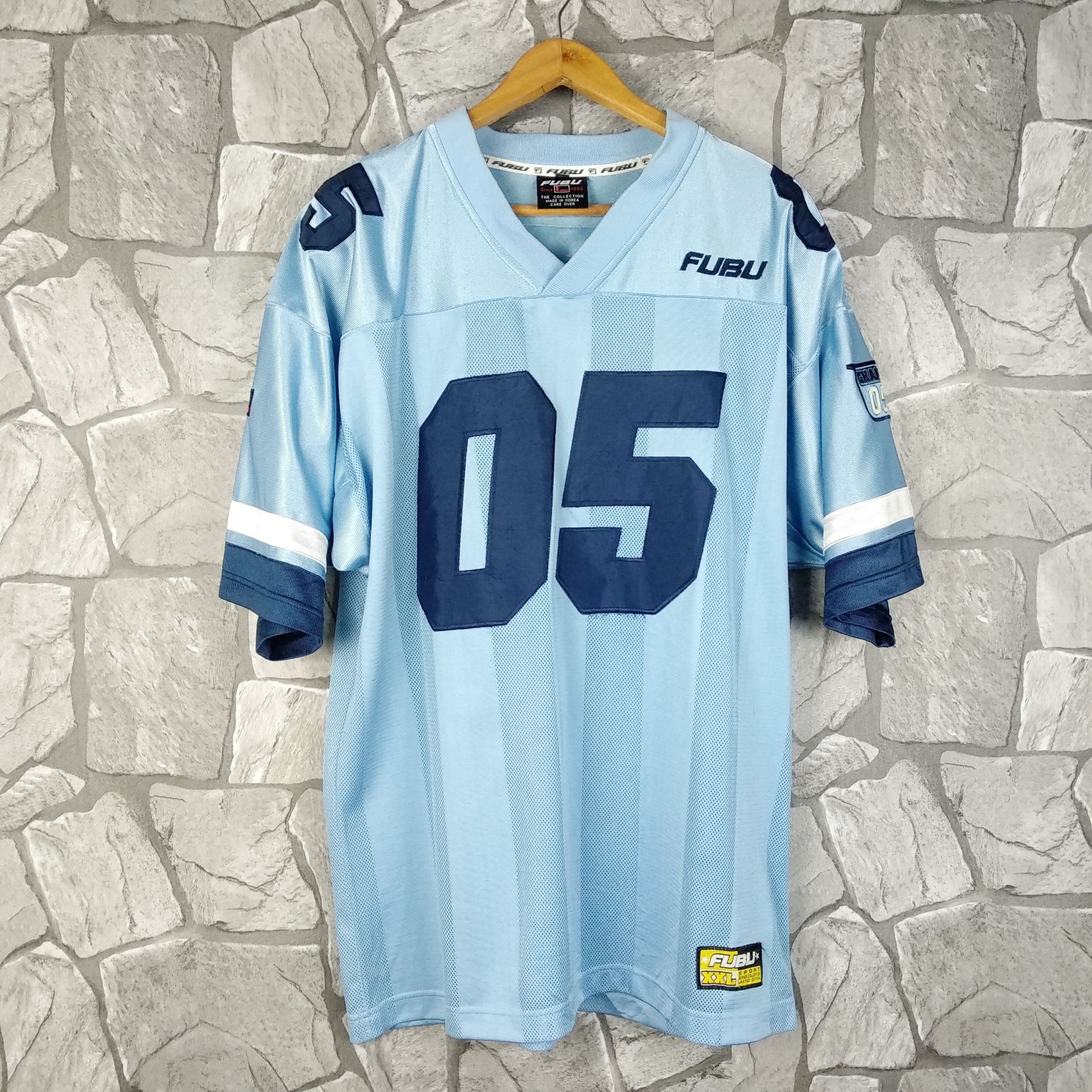 Fubu Vintage FUBU Sports Jersey Hip Hop Rap Sewn Swag Patch
