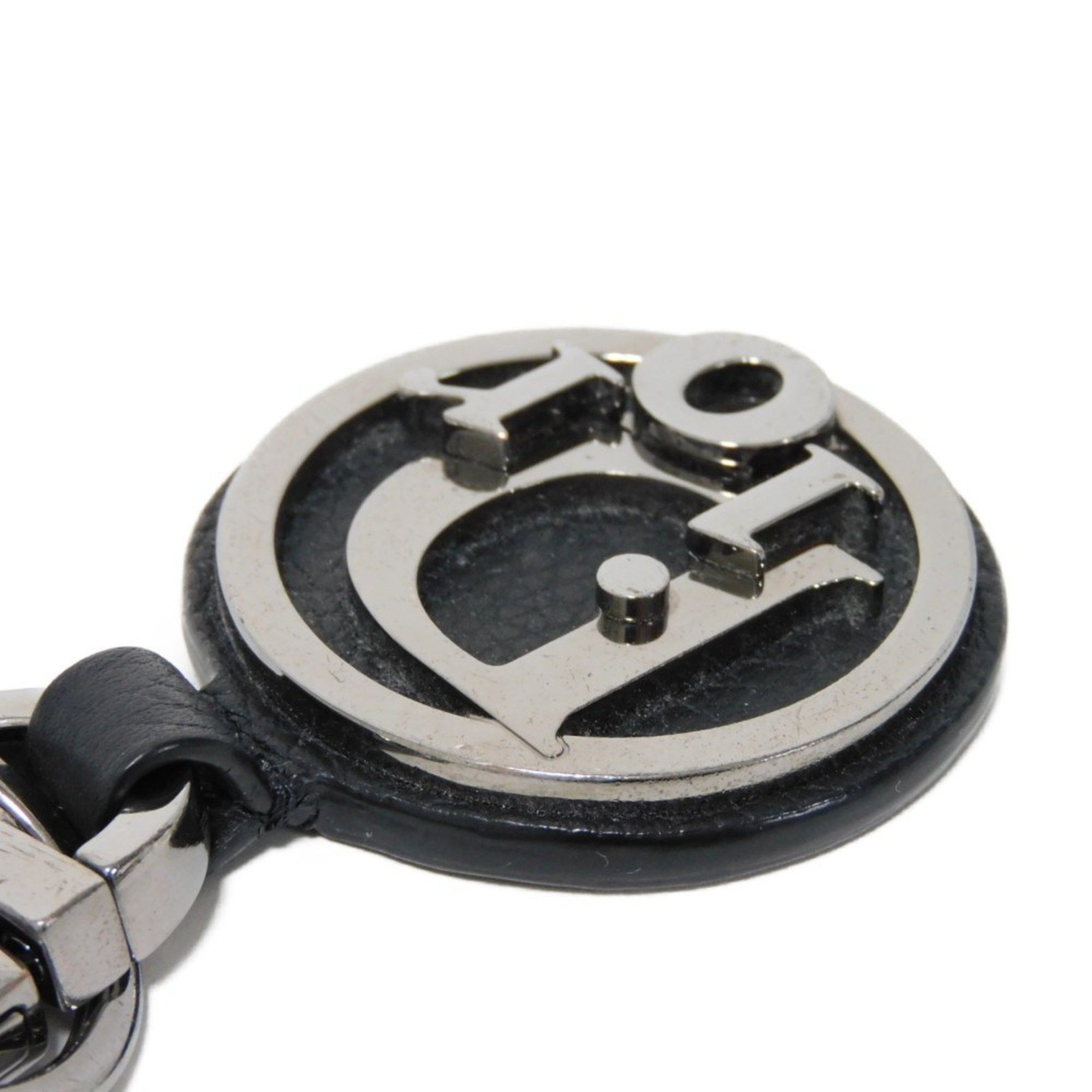 Dior Christian Dior Dior Key Holder D-Touch Ring Grain Calf Bag Charm Current Metal Black 2ESKH347YMJ_H00N Men's Size ONE SIZE - 3 Thumbnail
