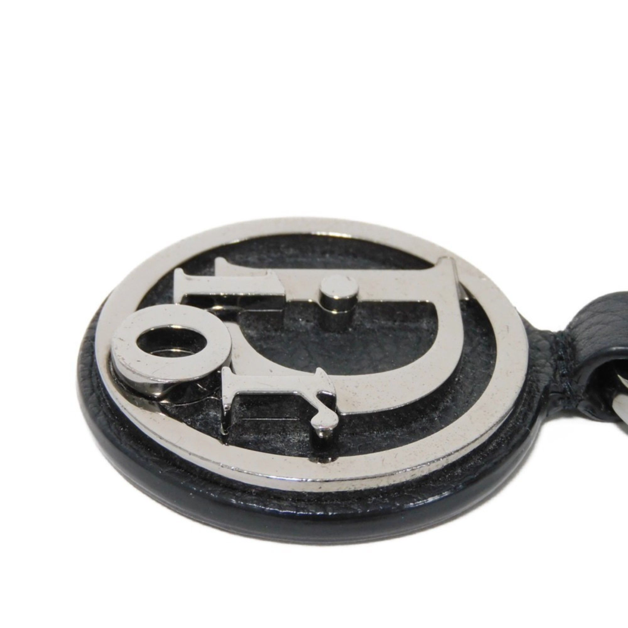 Dior Christian Dior Dior Key Holder D-Touch Ring Grain Calf Bag Charm Current Metal Black 2ESKH347YMJ_H00N Men's Size ONE SIZE - 2 Thumbnail
