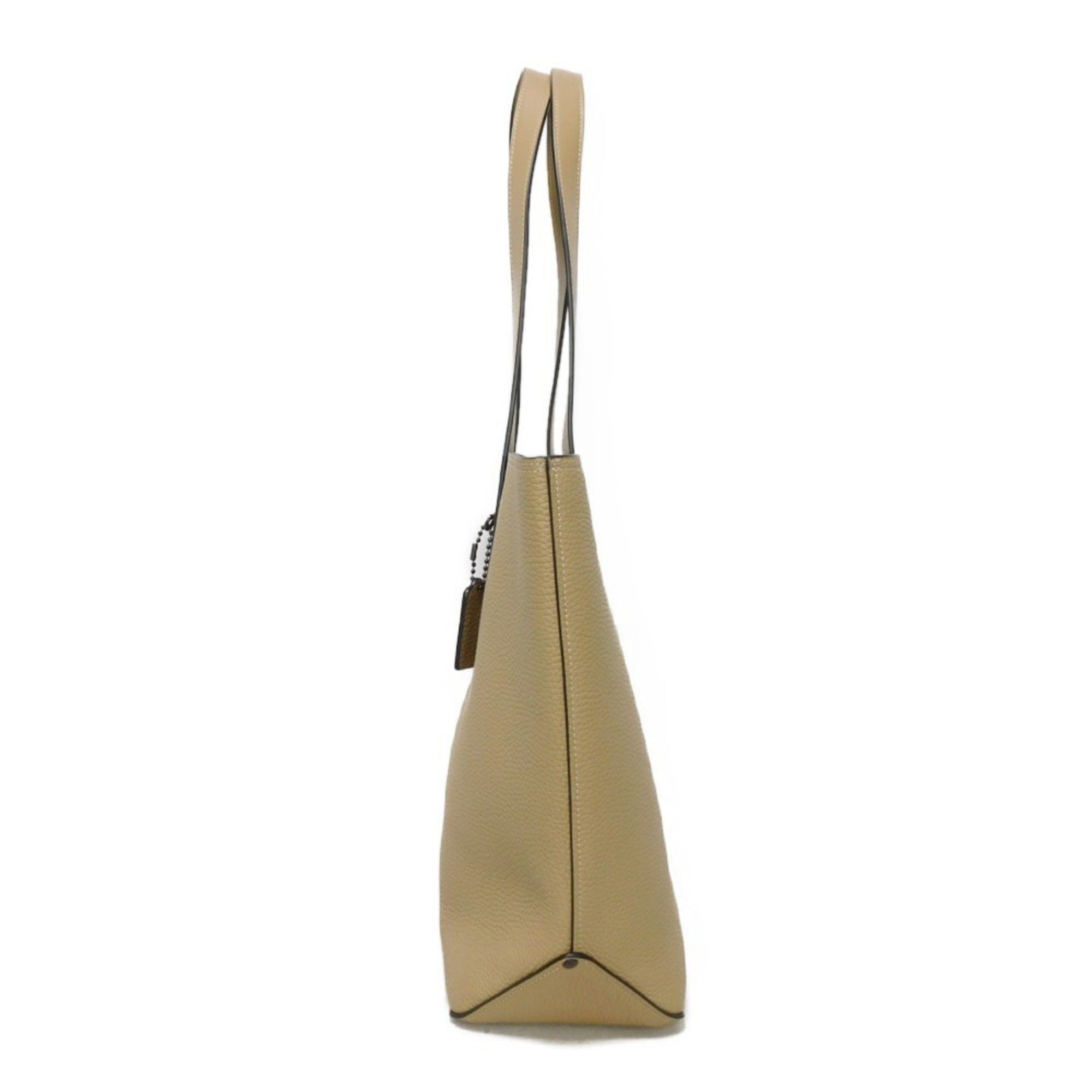Coach Coach Tote Bag Gotham 34 San Barona Refined Calf Greige Shoulder Embossed Macadamia C0240 Men's Size ONE SIZE - 3 Thumbnail