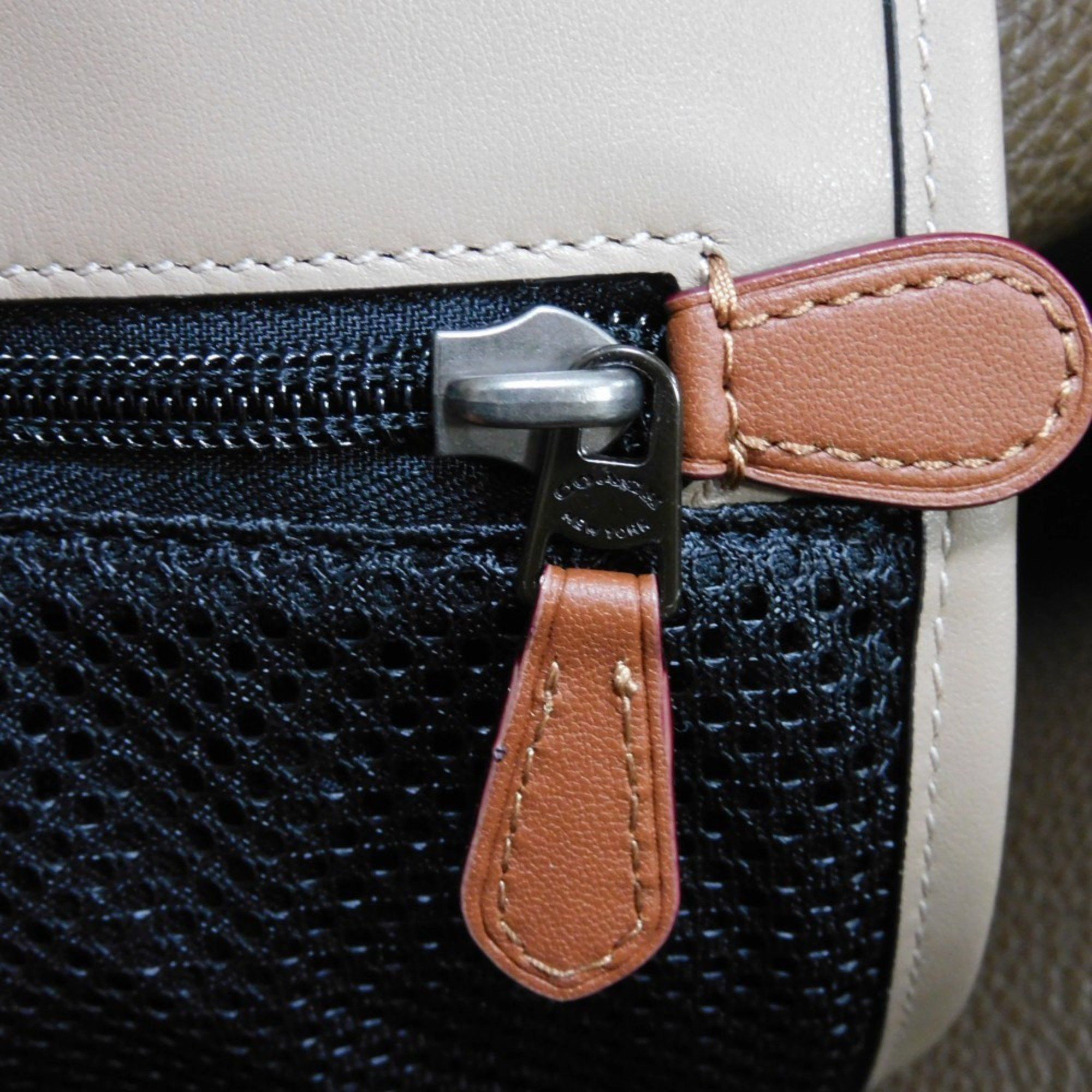Coach Coach Tote Bag Gotham 34 San Barona Refined Calf Greige Shoulder Embossed Macadamia C0240 Men's Size ONE SIZE - 7 Thumbnail