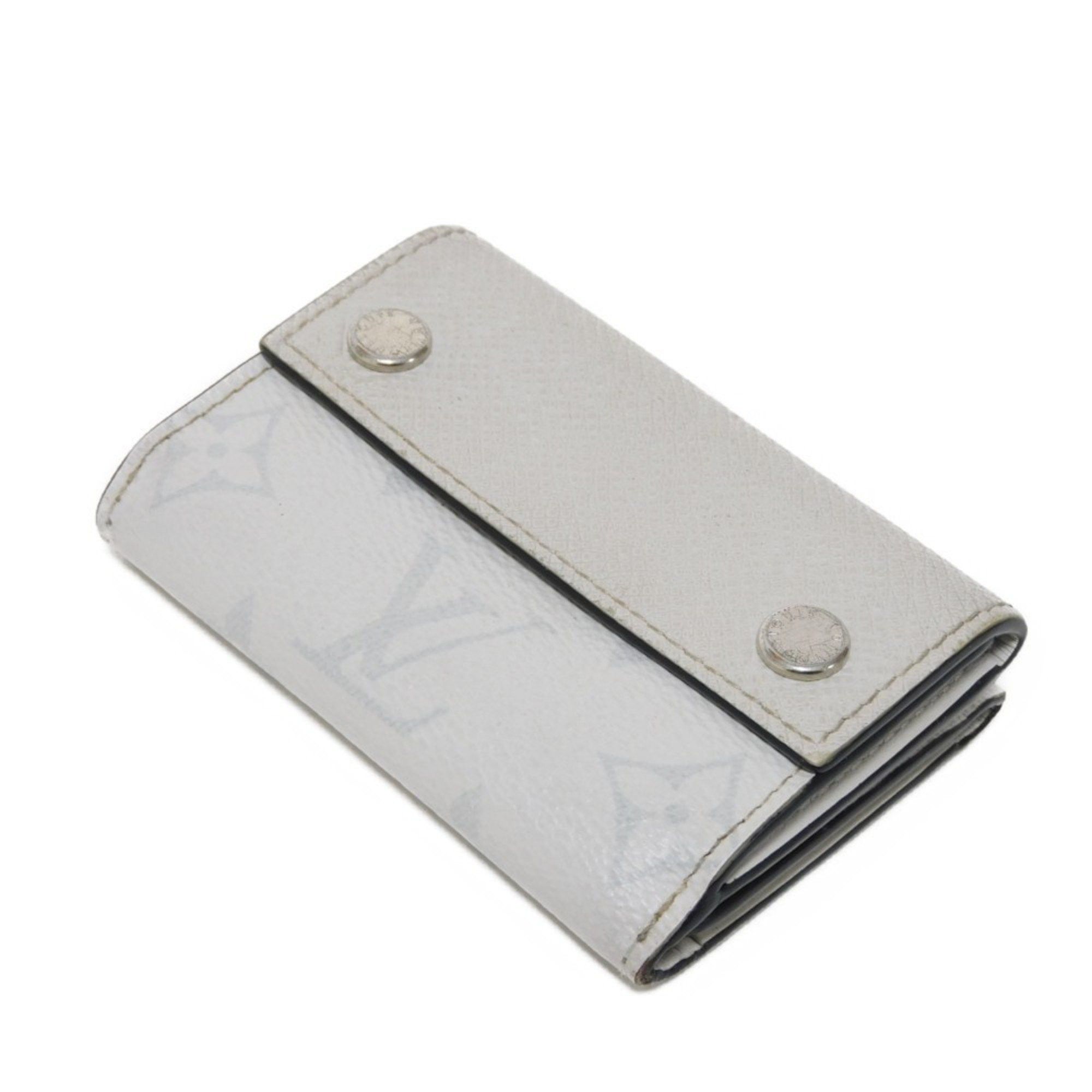 Louis Vuitton Louis Vuitton Tri-fold wallet Discovery Compact Wallet LV Flower Taiga Rama Monogram Antarctica M67621 Men's Billfold Size ONE SIZE - 4 Thumbnail