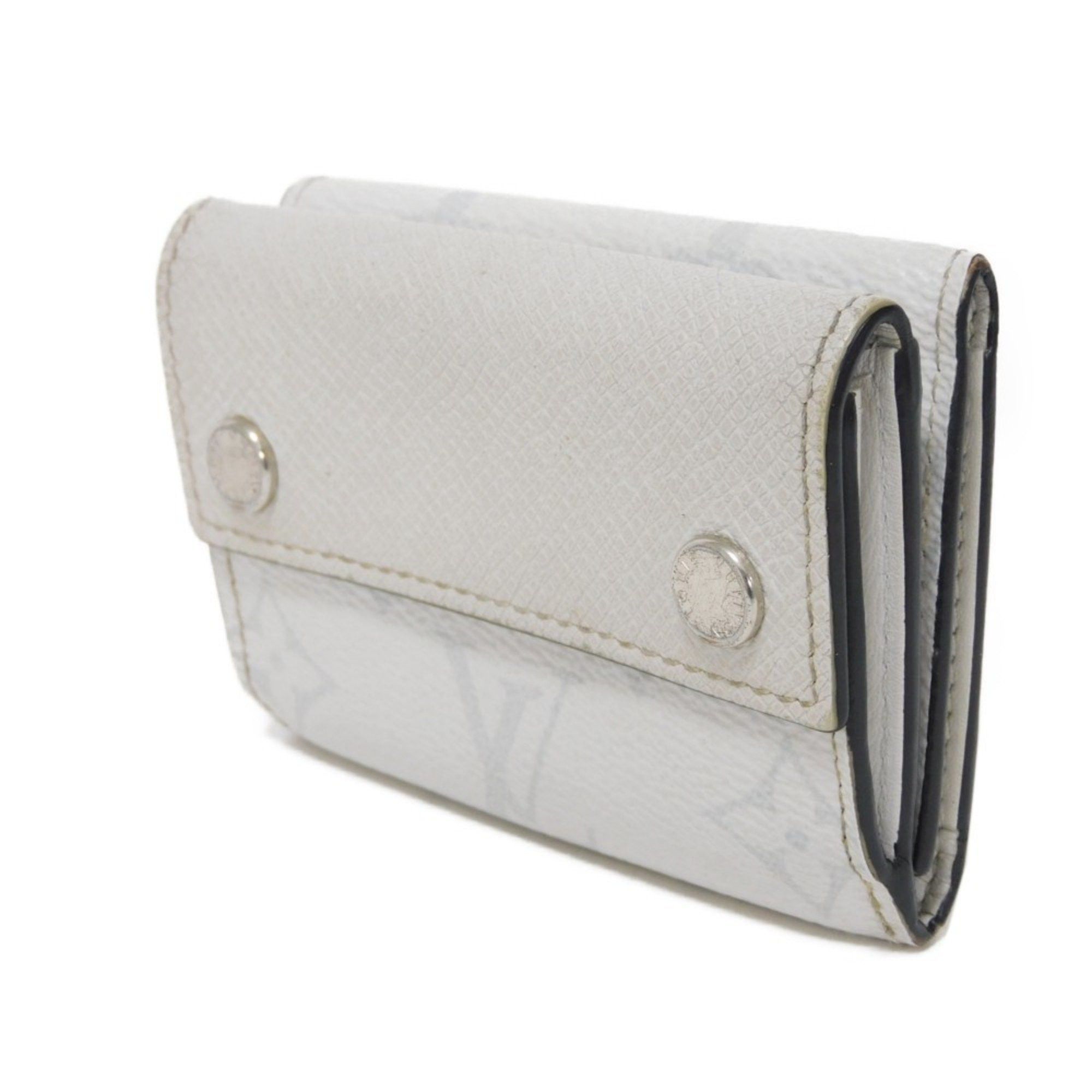 Louis Vuitton Louis Vuitton Tri-fold wallet Discovery Compact Wallet LV Flower Taiga Rama Monogram Antarctica M67621 Men's Billfold Size ONE SIZE - 2 Thumbnail