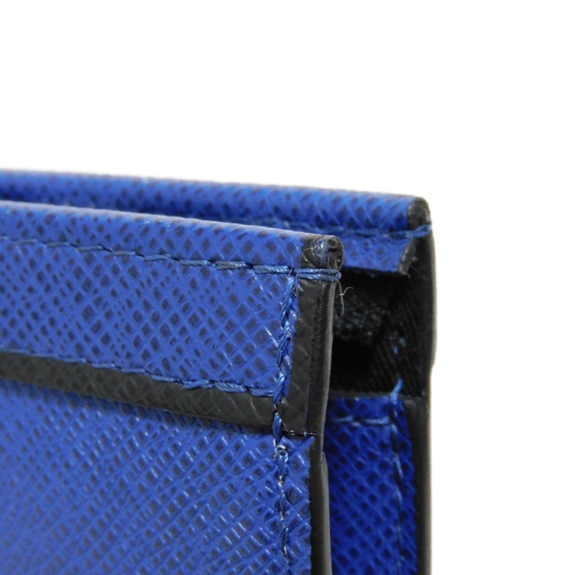 Louis Vuitton Louis Vuitton Clutch Bag Pochette Voyage MM LV Embossed Blue Second Taiga Cobalt M30575 Men's Size ONE SIZE - 12 Thumbnail