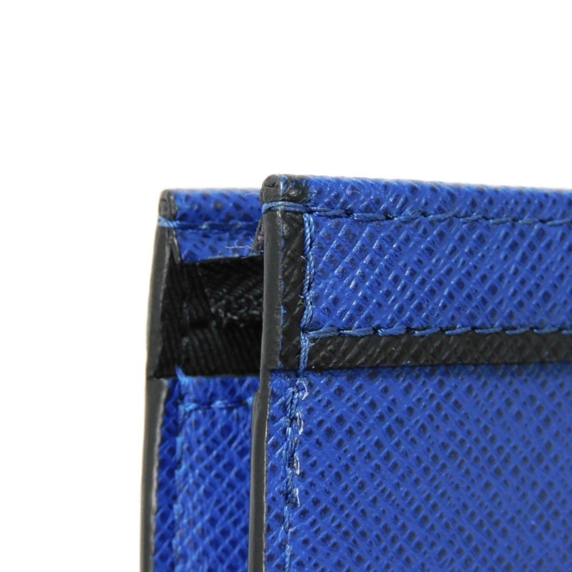 Louis Vuitton Louis Vuitton Clutch Bag Pochette Voyage MM LV Embossed Blue Second Taiga Cobalt M30575 Men's Size ONE SIZE - 13 Thumbnail