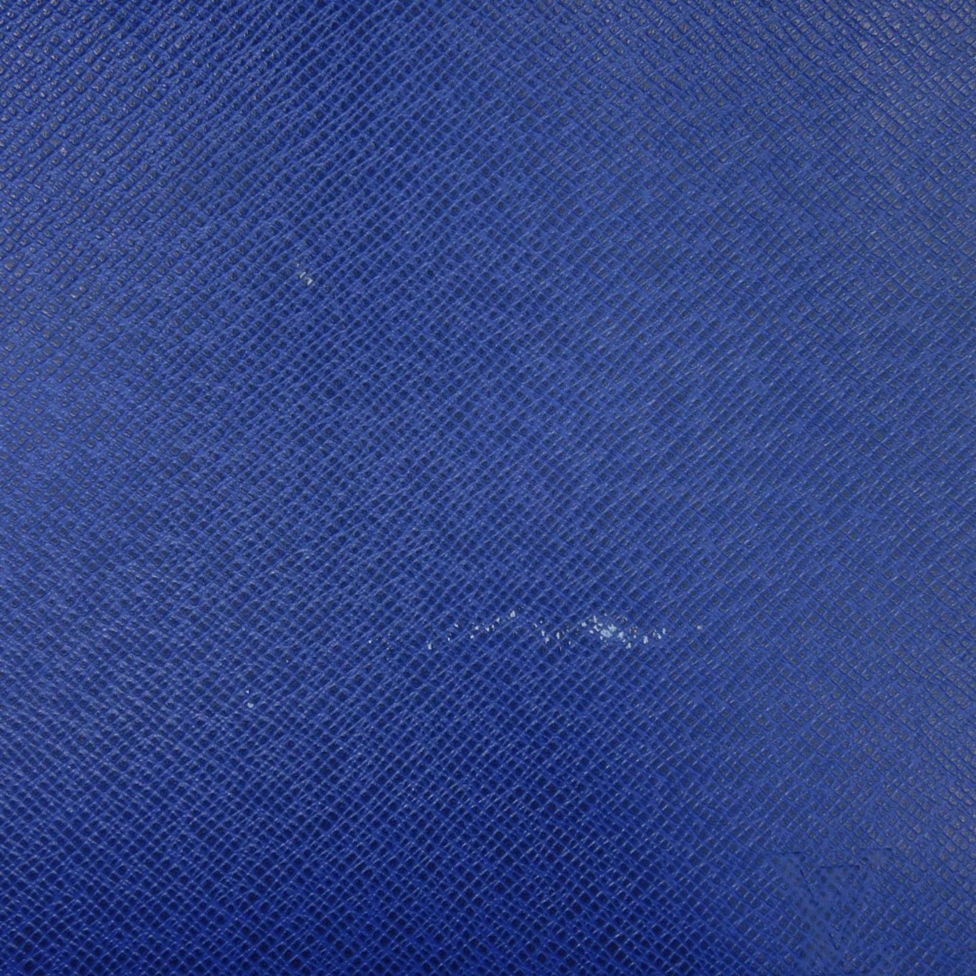 Louis Vuitton Louis Vuitton Clutch Bag Pochette Voyage MM LV Embossed Blue Second Taiga Cobalt M30575 Men's Size ONE SIZE - 19 Thumbnail