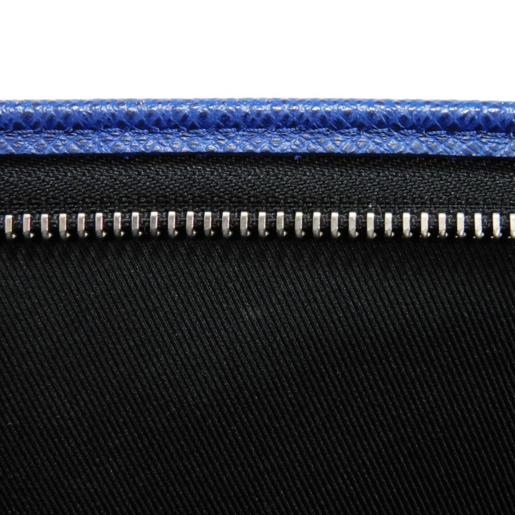 Louis Vuitton Louis Vuitton Clutch Bag Pochette Voyage MM LV Embossed Blue Second Taiga Cobalt M30575 Men's Size ONE SIZE - 9 Thumbnail