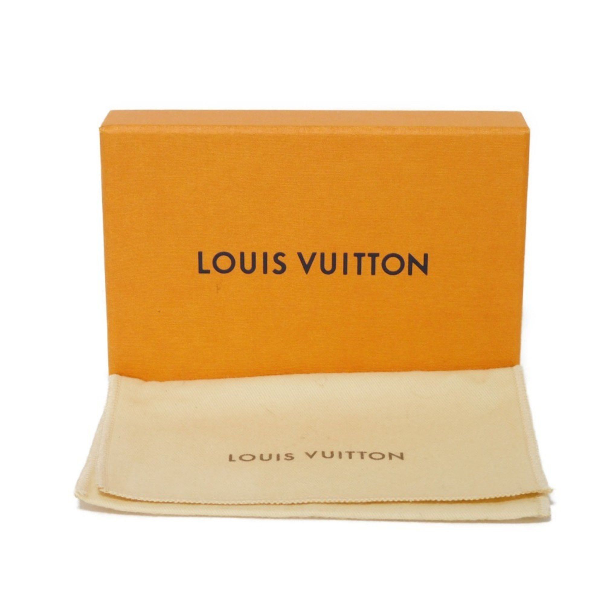 Louis Vuitton LOUIS VUITTON Card Case Envelope Carte de Visite LV Embossed Black Snap Button Bi-Fold Taiga M64595 Men's Size ONE SIZE - 14 Thumbnail