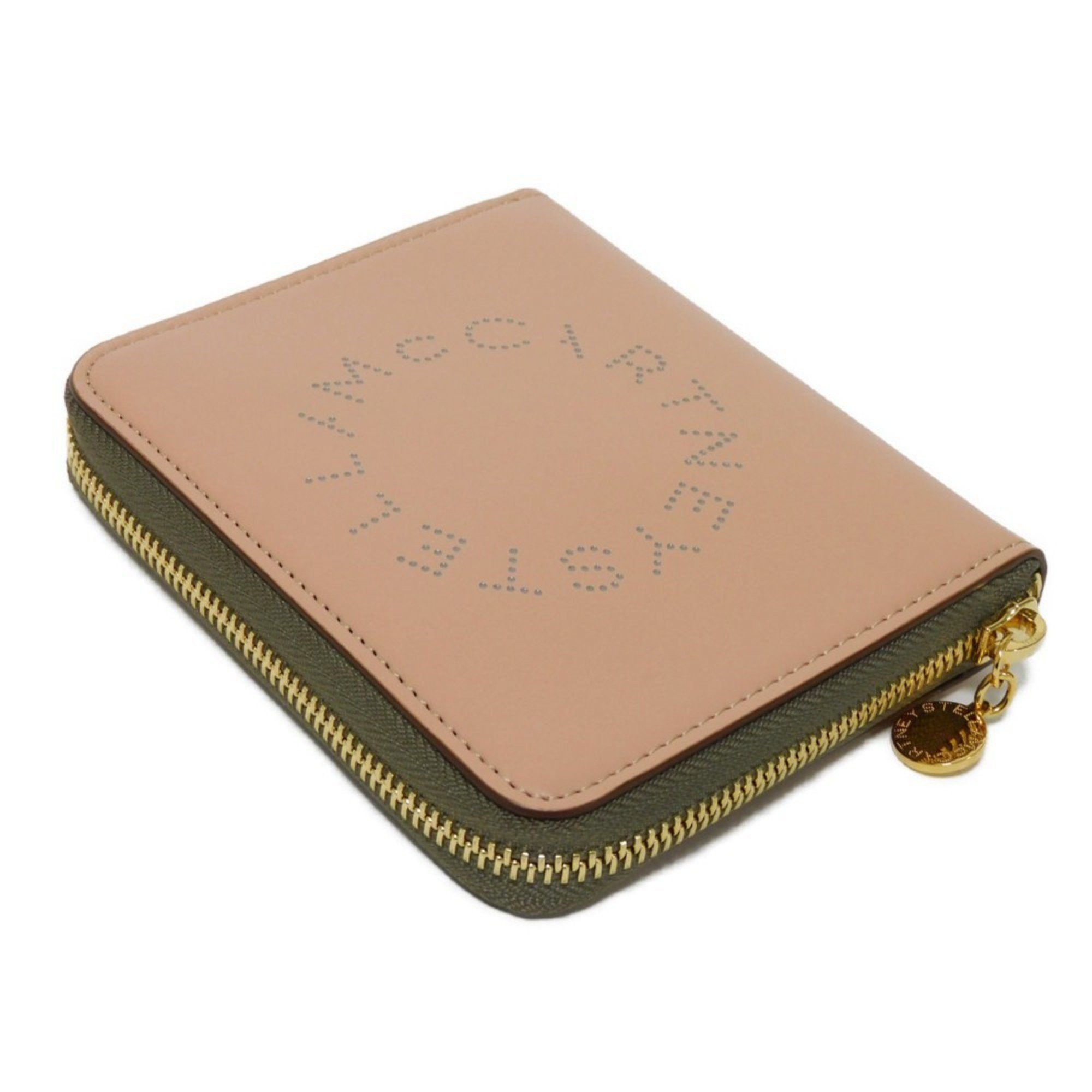 Stella McCartney Stella McCartney Bi-fold Wallet Perforated Zip Circle Punching 7P0009 W8856 6802 Women's Billfold Size ONE SIZE - 4 Thumbnail