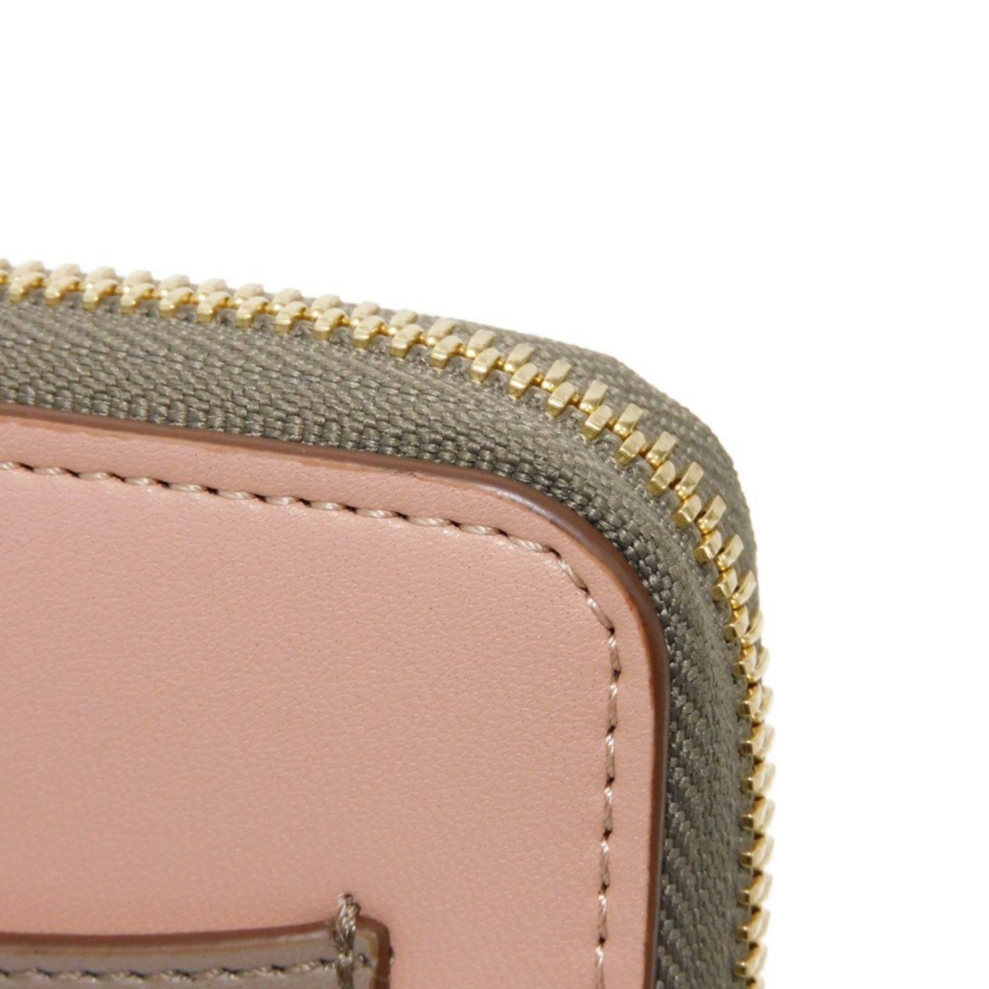 Stella McCartney Stella McCartney Bi-fold Wallet Perforated Zip Circle Punching 7P0009 W8856 6802 Women's Billfold Size ONE SIZE - 13 Thumbnail