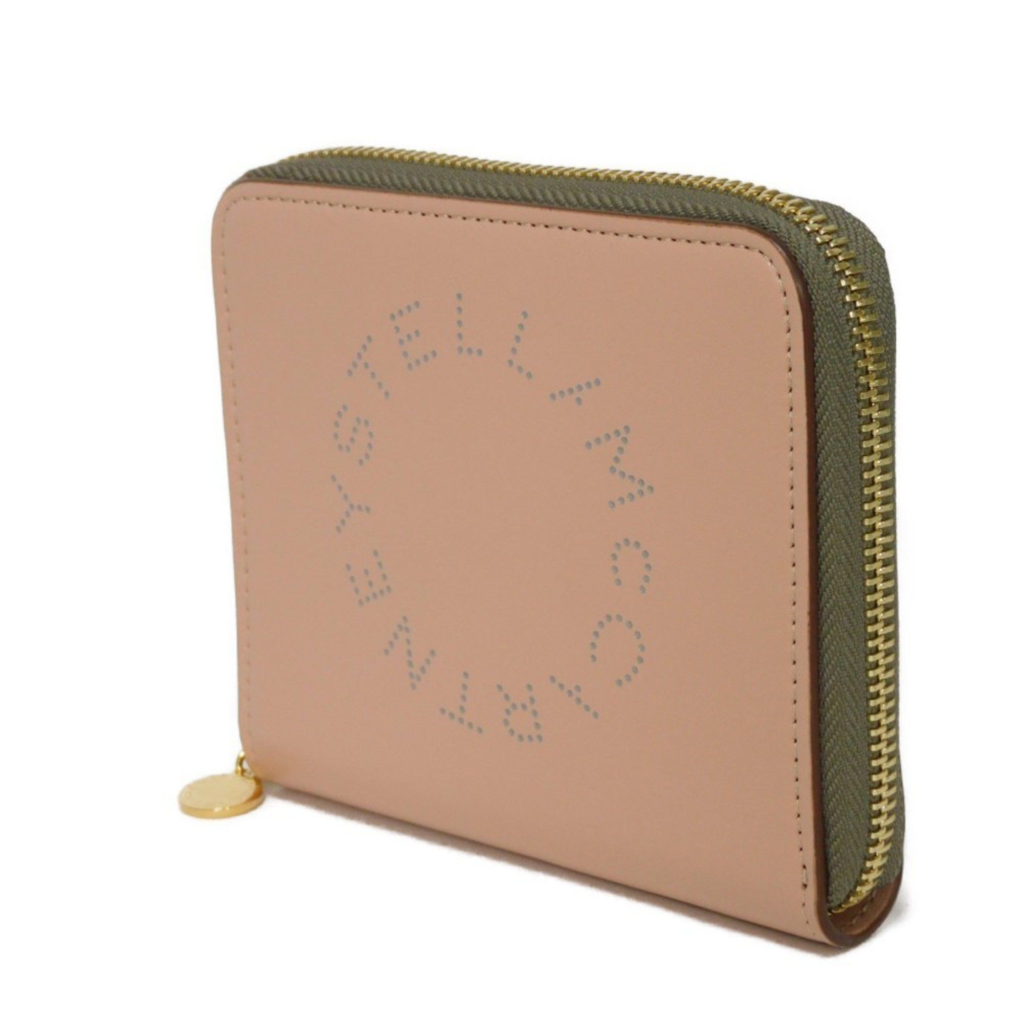 Stella McCartney Stella McCartney Bi-fold Wallet Perforated Zip Circle Punching 7P0009 W8856 6802 Women's Billfold Size ONE SIZE - 2 Thumbnail